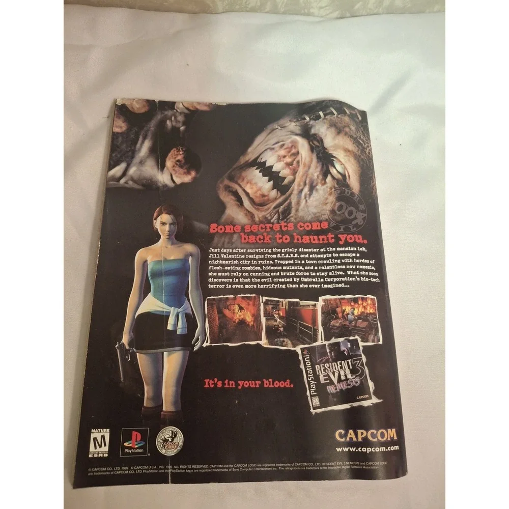 1998 PSM PlayStation Magazine #13 w/ Lid Sticker & Cards - Tomb Raider 3 - Retro